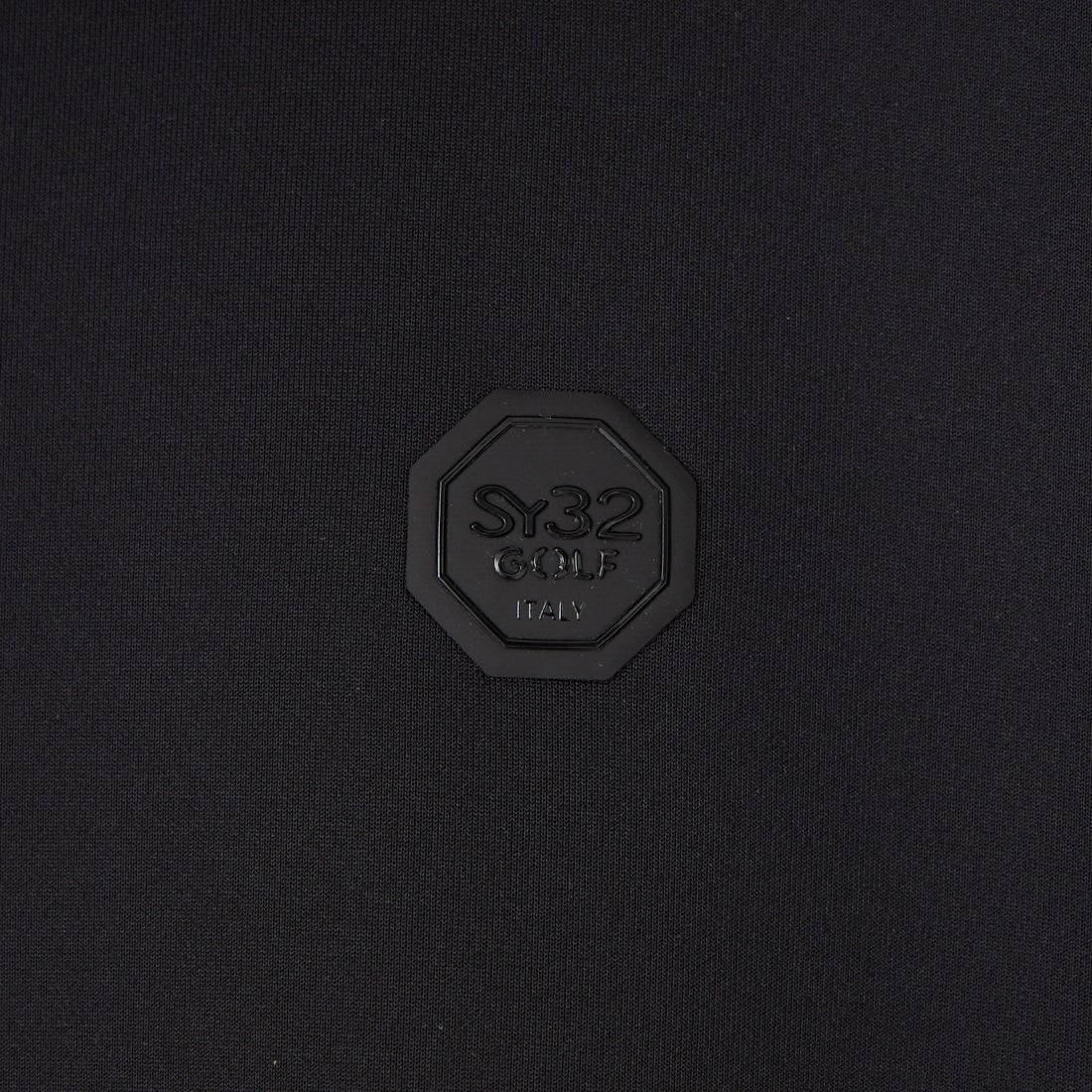 SY32 GOLF [エスワイサーティトゥ ゴルフ] ダブルニットエンボストラックジャケット [SYG-26S1-07] BLACK