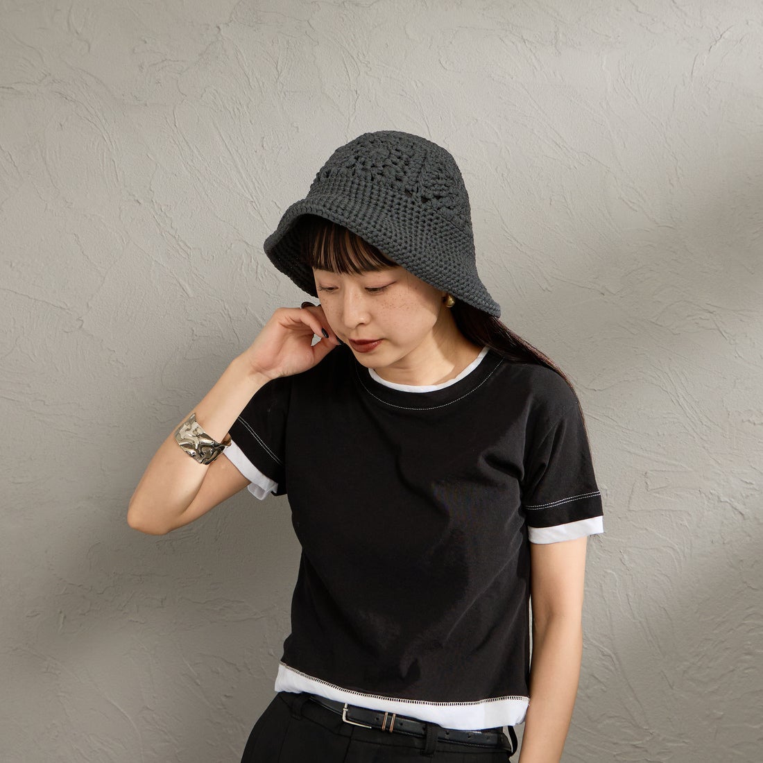 HALO COMMODITY [ハロ コモディティー] ペタルニットハット [H261-603] C.GREY