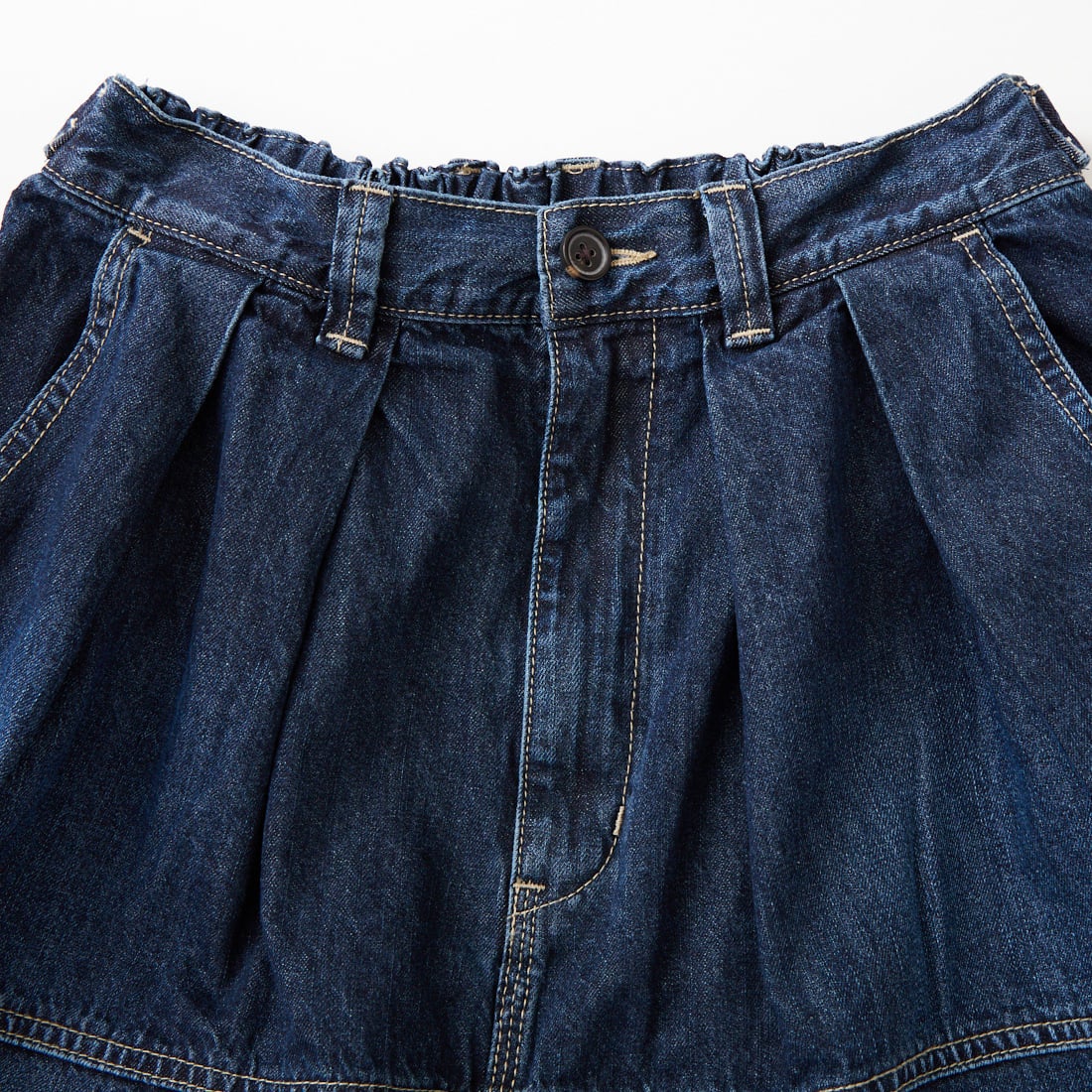 tumugu: [ツムグ] 9ozデニム/ヒッコリーストライプ フル丈パンツ [TB26110] 795 INDIGO