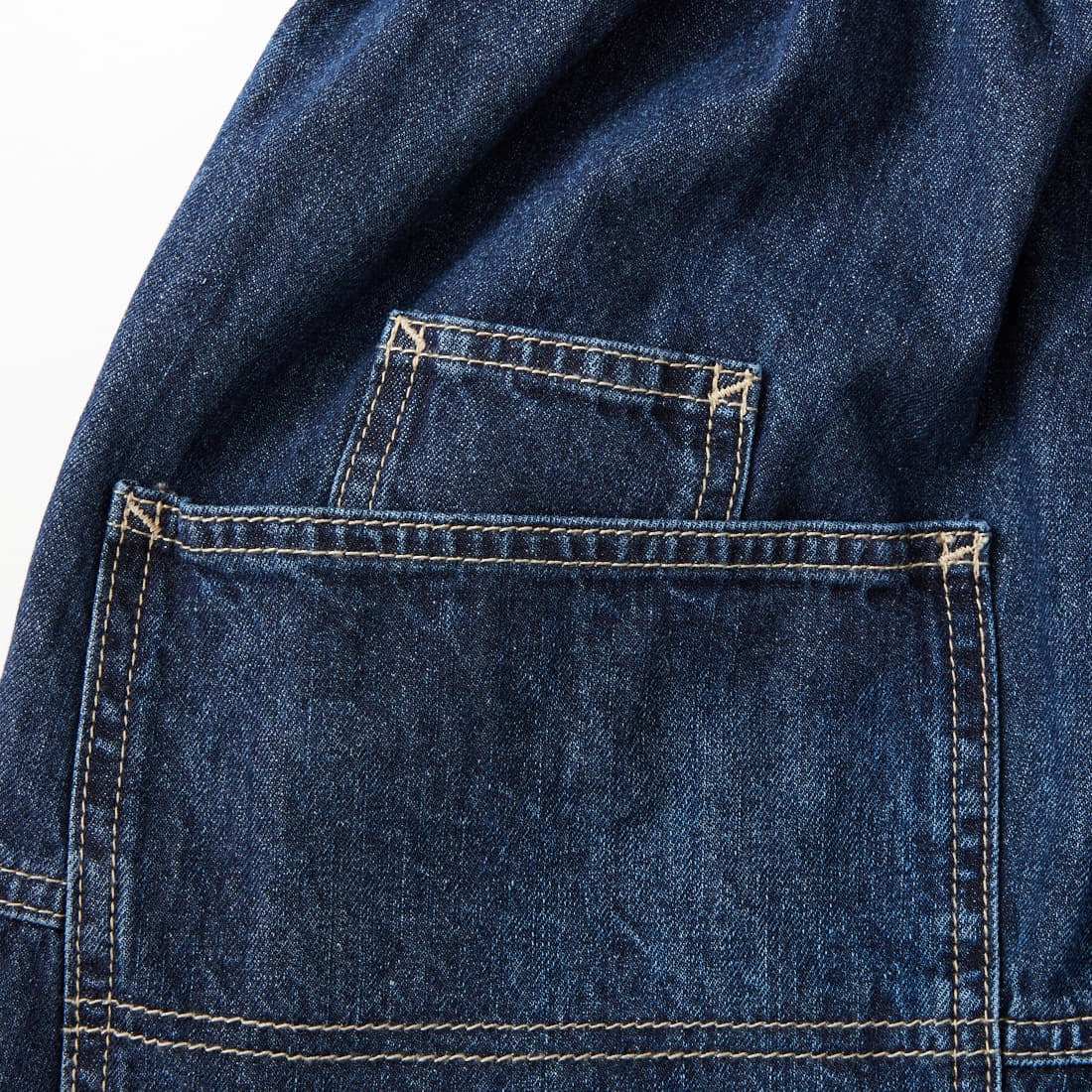 tumugu: [ツムグ] 9ozデニム/ヒッコリーストライプ フル丈パンツ [TB26110] 795 INDIGO