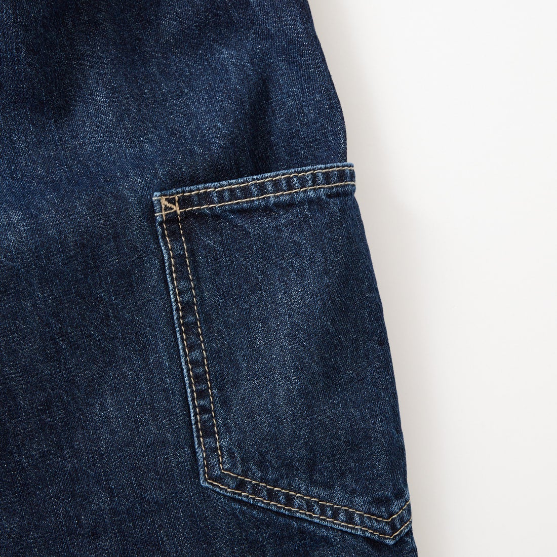 tumugu: [ツムグ] 9ozデニム/ヒッコリーストライプ フル丈パンツ [TB26110] 795 INDIGO