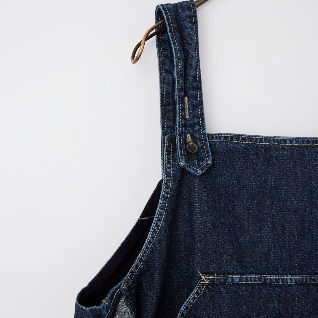 tumugu: [ツムグ] 9ozデニム/ヒッコリーストライプ 2WAYベスト [TB26107] 795 INDIGO