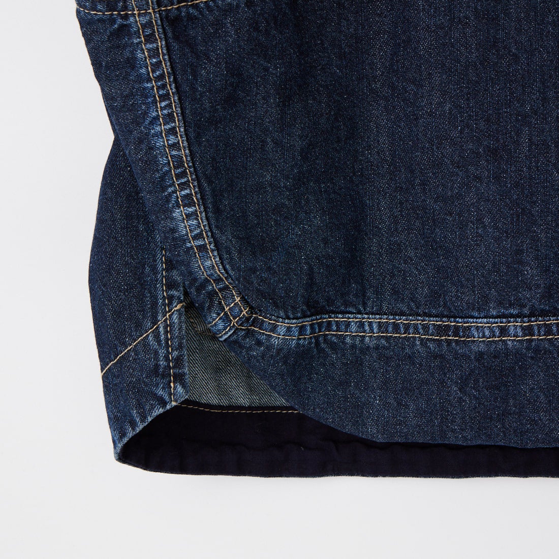 tumugu: [ツムグ] 9ozデニム/ヒッコリーストライプ 2WAYベスト [TB26107] 795 INDIGO