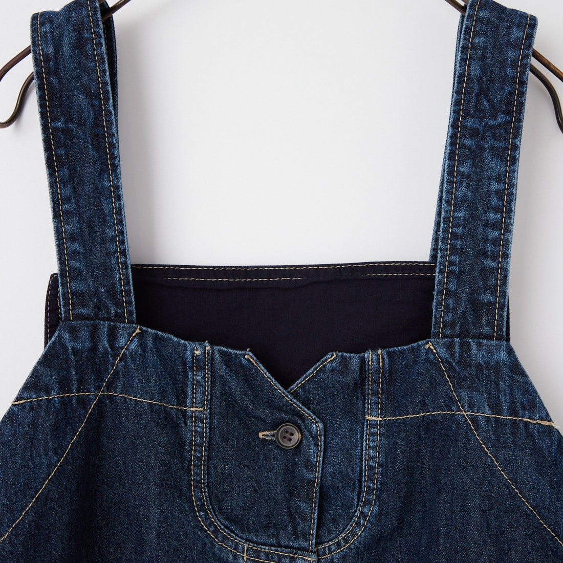 tumugu: [ツムグ] 9ozデニム/ヒッコリーストライプ 2WAYベスト [TB26107] 795 INDIGO