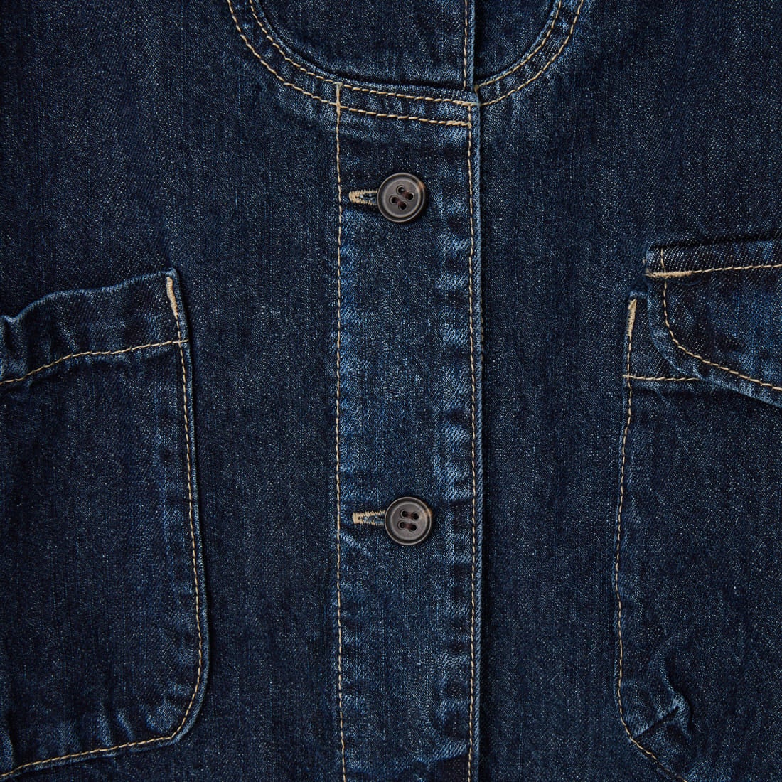 tumugu: [ツムグ] 9ozデニム/ヒッコリーストライプ 2WAYベスト [TB26107] 795 INDIGO