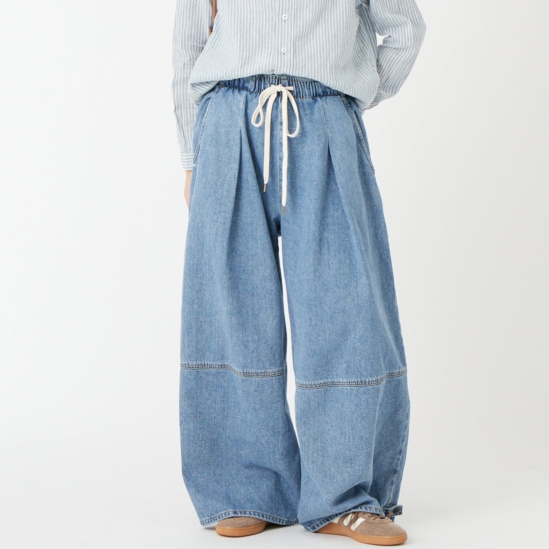 94 L.BLUE&&モデル身長：162cm 着用サイズ：S&&