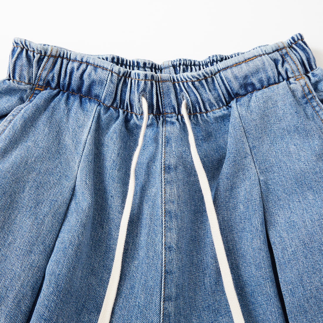 SOMETHING [サムシング] ドローストリングバルーンワイドパンツ [SA1108] 94 L.BLUE