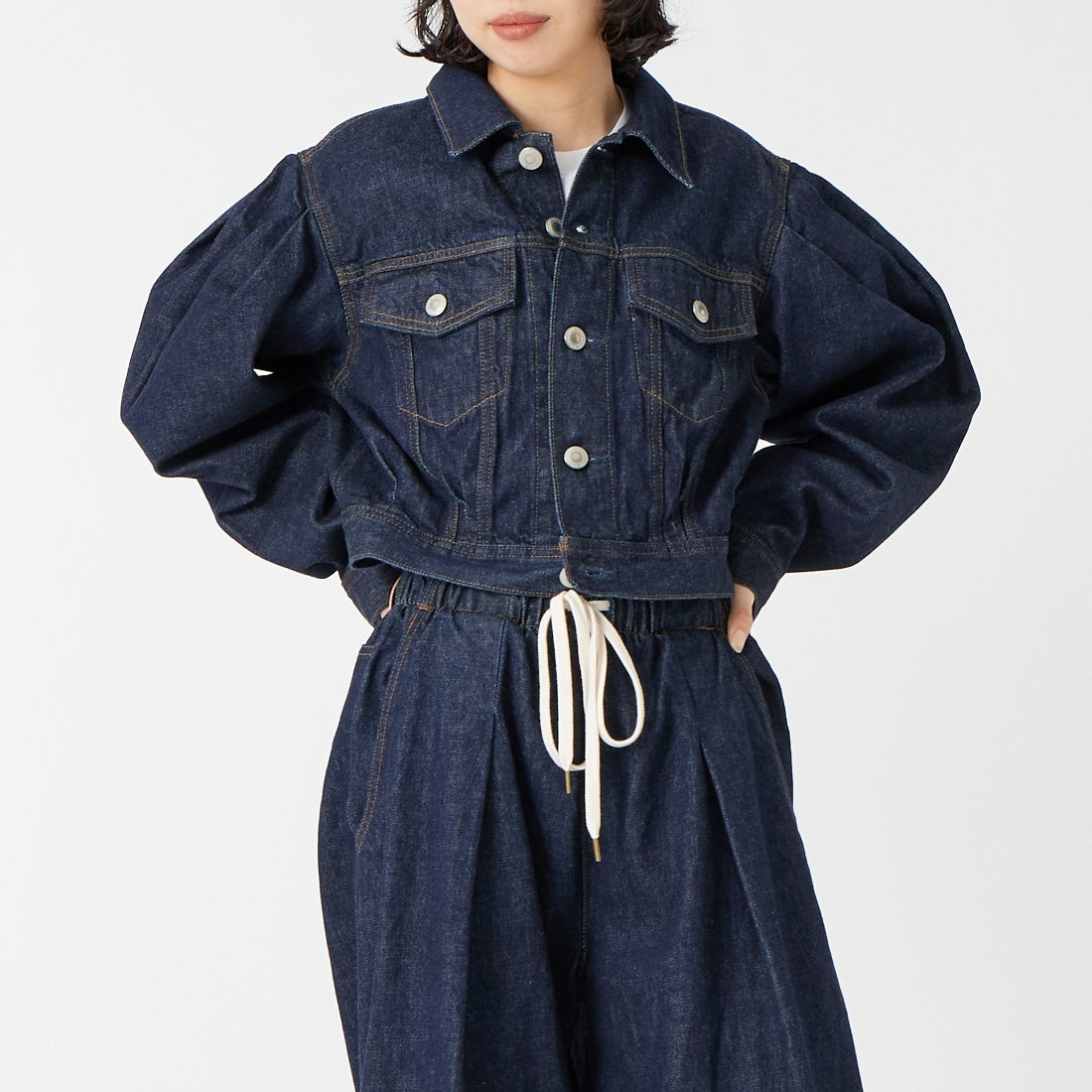 00 OW&&モデル身長：162cm 着用サイズ：F&&