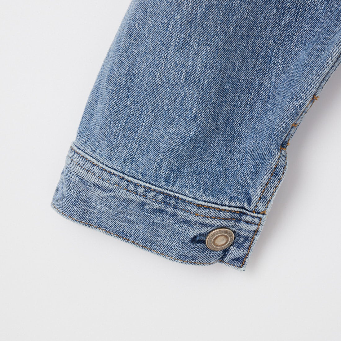 SOMETHING [サムシング] パワーショルダーデニムジャケット [SAT008] 94 L.BLUE