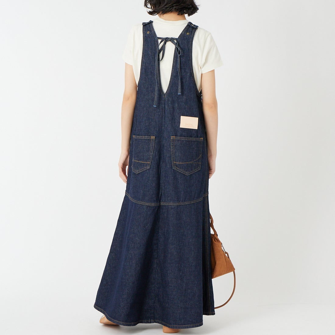 SOMETHING [サムシング] アメリカンスリーブワンピース [SA1606] 00 OW &&モデル身長：162cm 着用サイズ：F&&