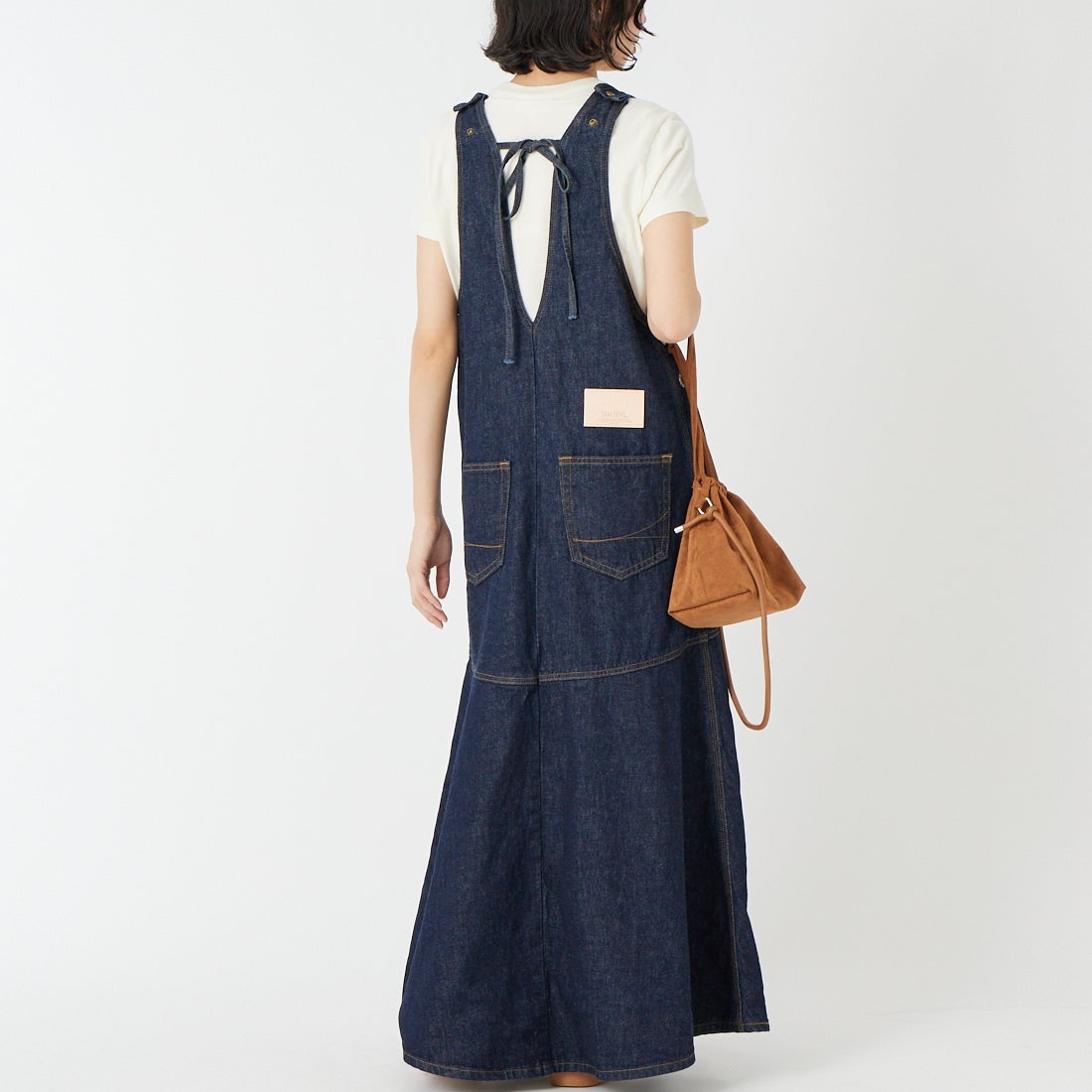 SOMETHING [サムシング] アメリカンスリーブワンピース [SA1606] 00 OW &&モデル身長：162cm 着用サイズ：F&&