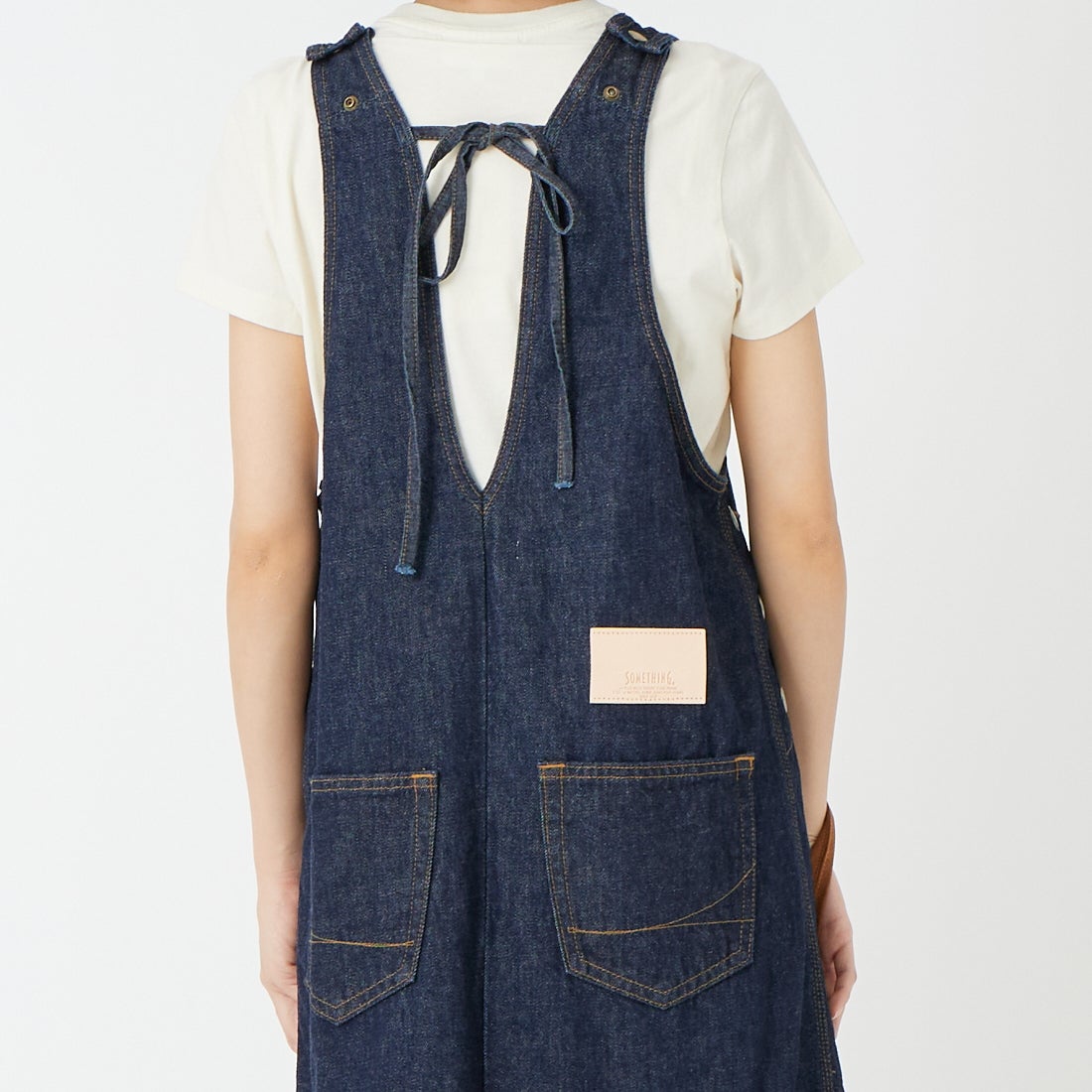 SOMETHING [サムシング] アメリカンスリーブワンピース [SA1606] 00 OW &&モデル身長：162cm 着用サイズ：F&&