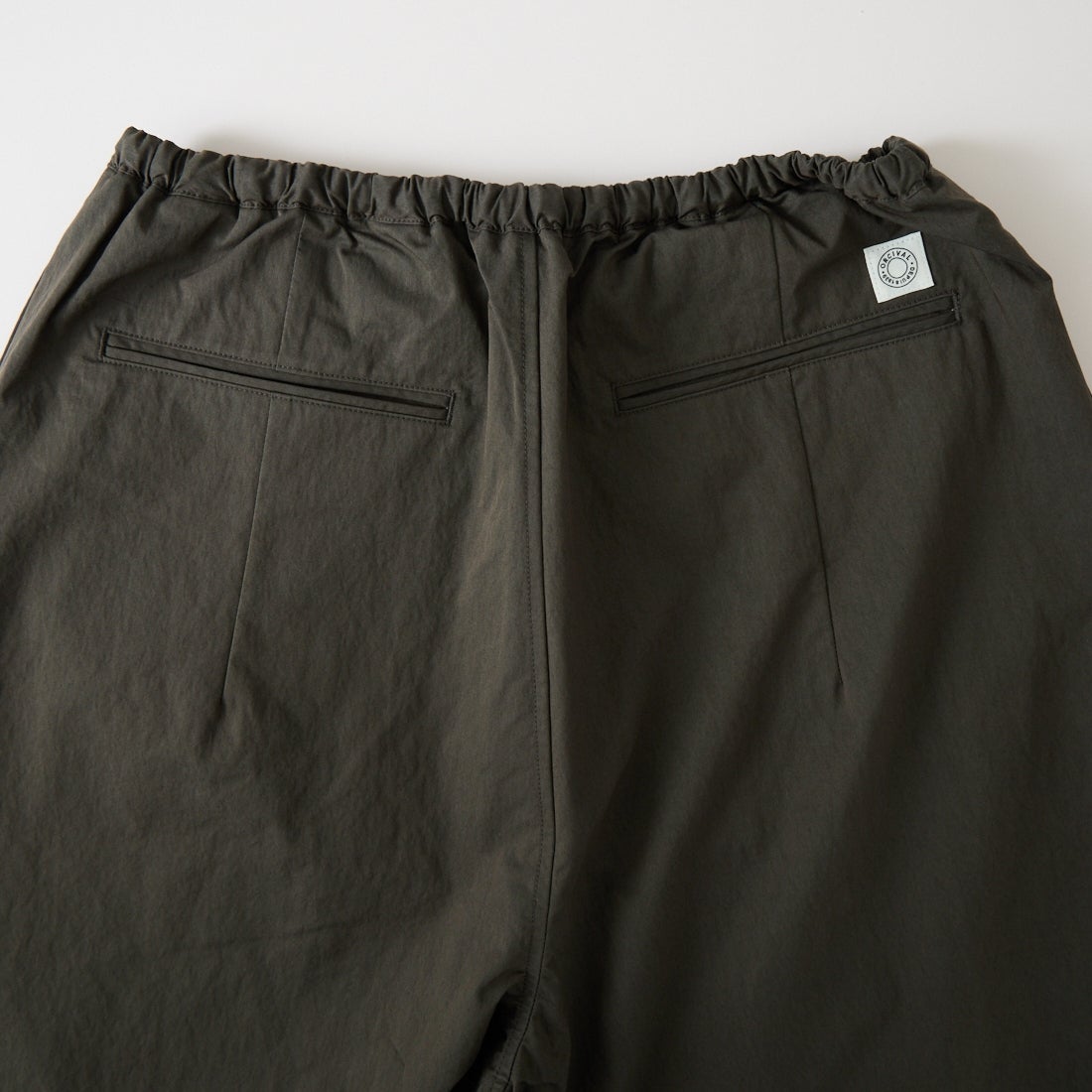 ORCIVAL [オーシバル] コットンナイロンツイル ワイドイージーパンツ [OR-E0282HCW] CHARCOAL