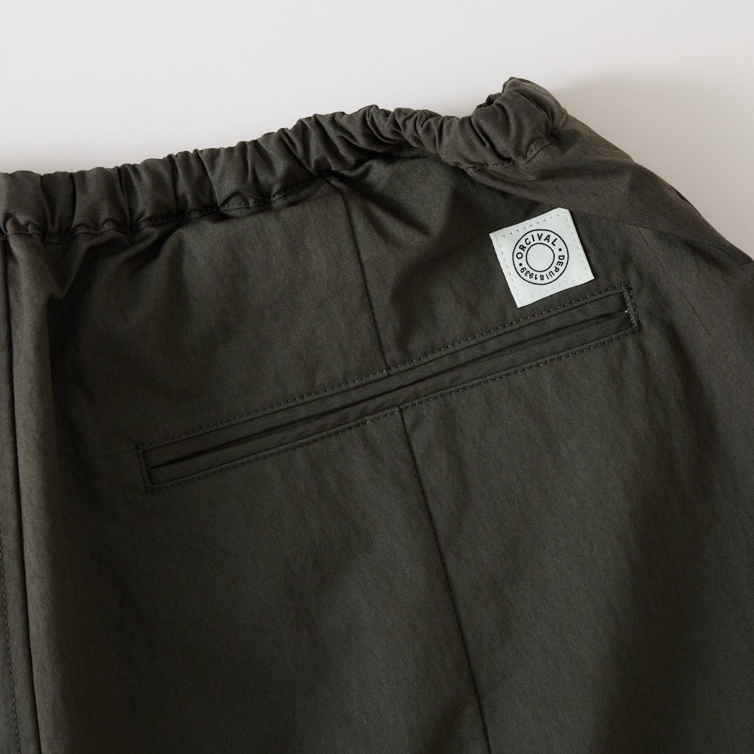ORCIVAL [オーシバル] コットンナイロンツイル ワイドイージーパンツ [OR-E0282HCW] CHARCOAL