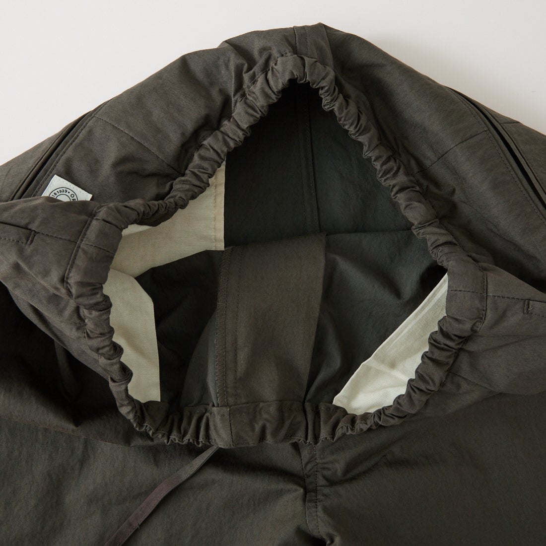 ORCIVAL [オーシバル] コットンナイロンツイル ワイドイージーパンツ [OR-E0282HCW] CHARCOAL