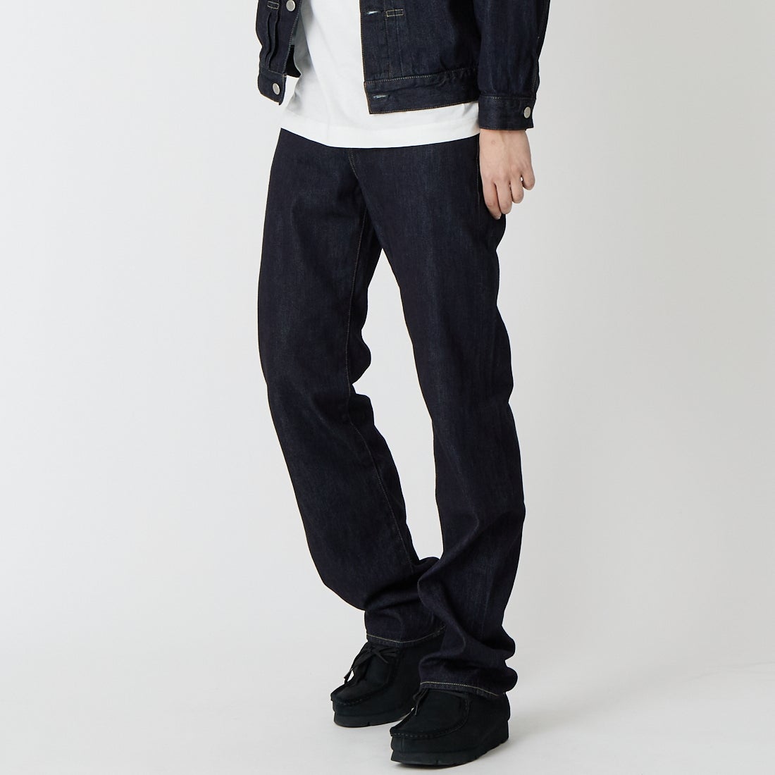 MOMOTARO JEANS [モモタロウ ジーンズ] 100 11ozストレートデニムパンツ [MXJE1405] ID &&モデル身長：179cm 着用サイズ：28&&