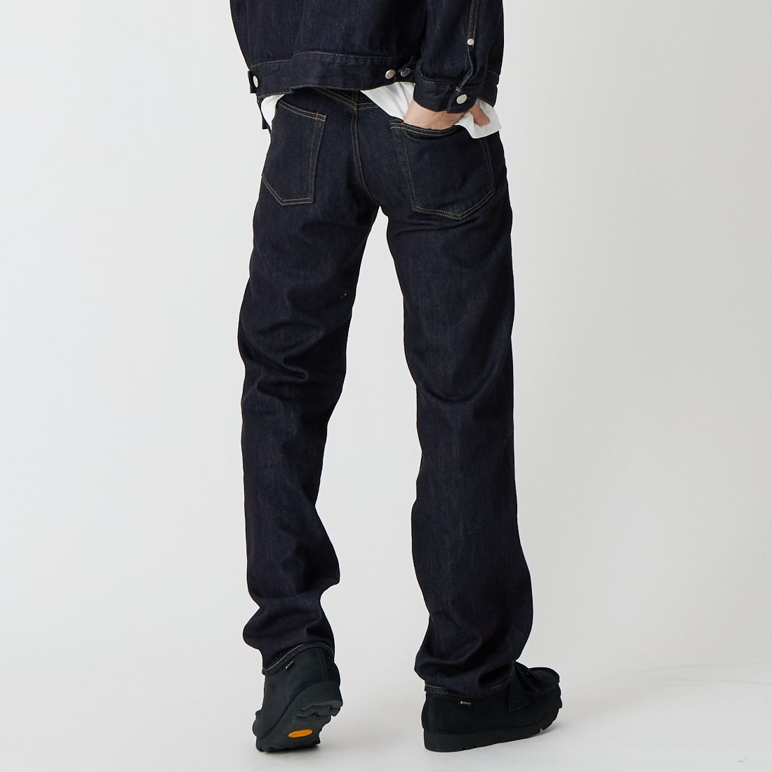 MOMOTARO JEANS [モモタロウ ジーンズ] 100 11ozストレートデニムパンツ [MXJE1405] ID &&モデル身長：179cm 着用サイズ：28&&