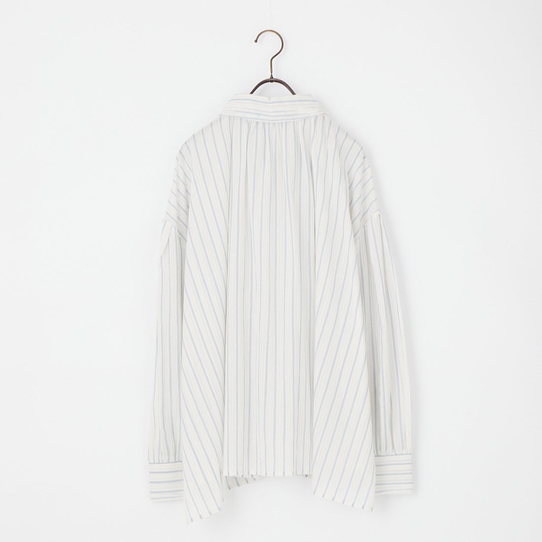 WILLFULLY [ウィルフリー] カラー&カフス トリプルレイヤードオーバーシャツ [2611-TO-22] STRIPE