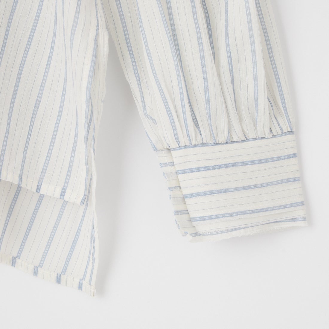 WILLFULLY [ウィルフリー] カラー&カフス トリプルレイヤードオーバーシャツ [2611-TO-22] STRIPE