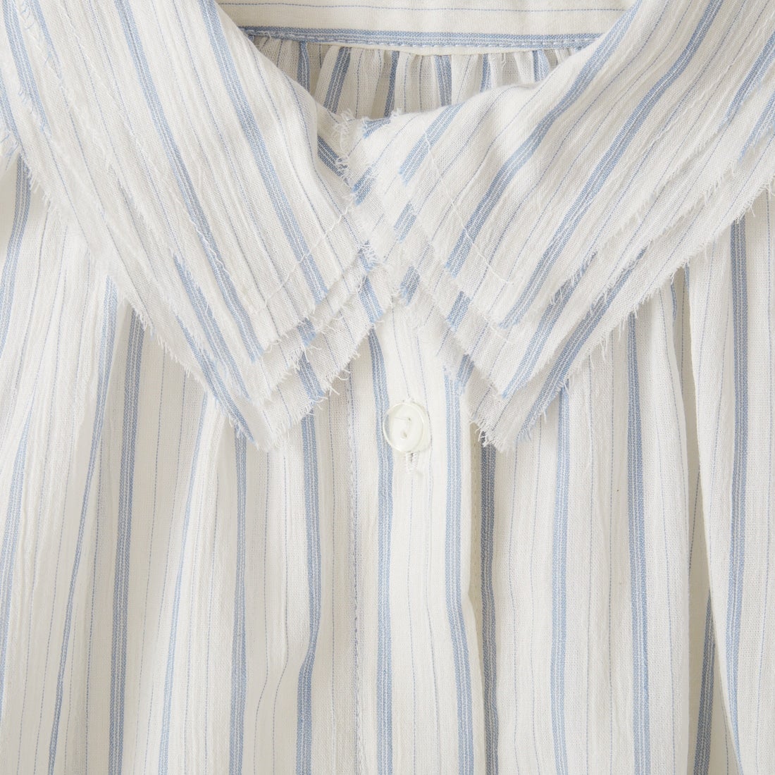 WILLFULLY [ウィルフリー] カラー&カフス トリプルレイヤードオーバーシャツ [2611-TO-22] STRIPE