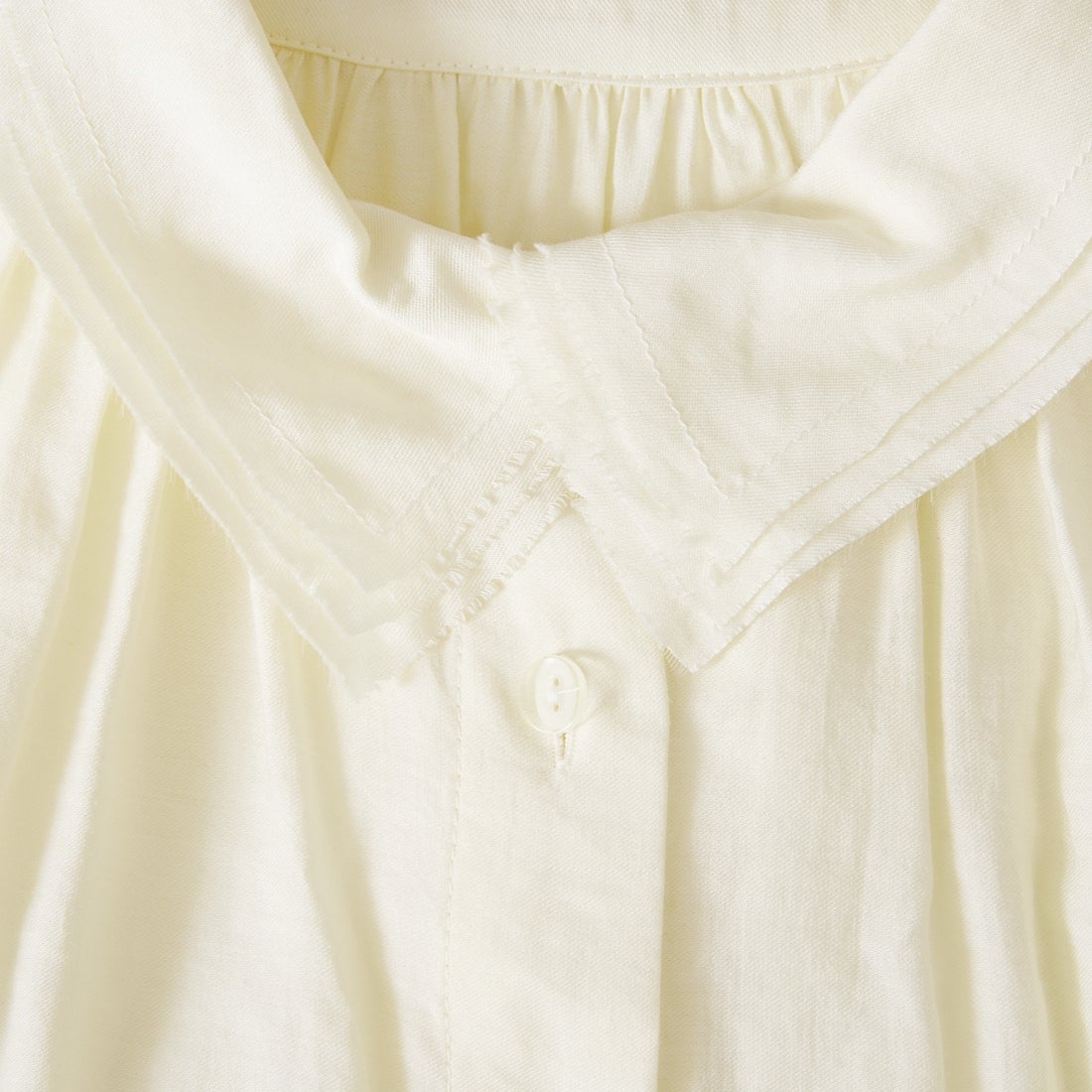 WILLFULLY [ウィルフリー] カラー&カフス トリプルレイヤードオーバーシャツ [2611-TO-22] NATURAL