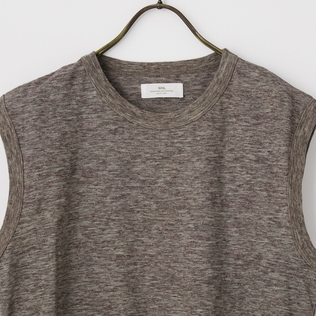 soil [ソイル] スラブヴィンテージ フレンチスリーブTシャツ [GNSL24042] 9800 CHARC