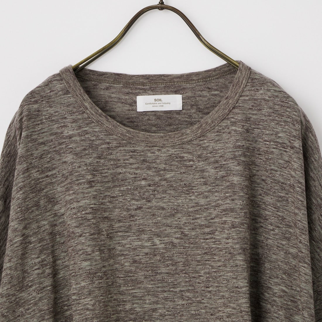 soil [ソイル] スラブヴィンテージ クルーネックTシャツ [GNSL26001] 9800 CHARC