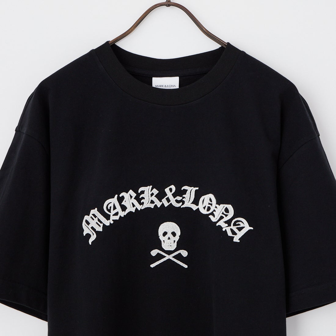 MARK & LONA [マークアンドロナ] カジュアルロゴTシャツ [MLM-6A-AA21] BLACK