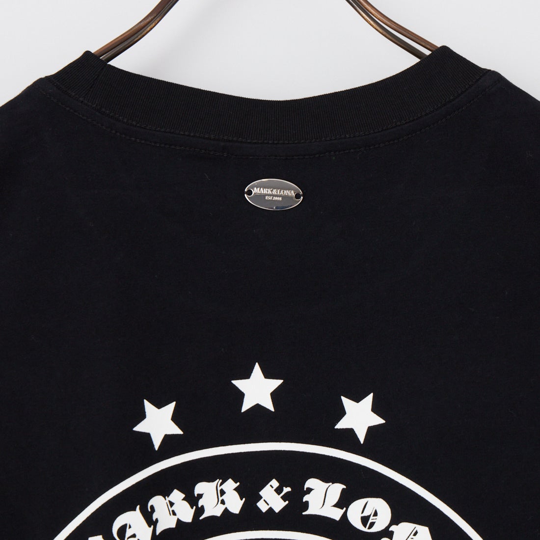 MARK & LONA [マークアンドロナ] カジュアルロゴTシャツ [MLM-6A-AA21] BLACK