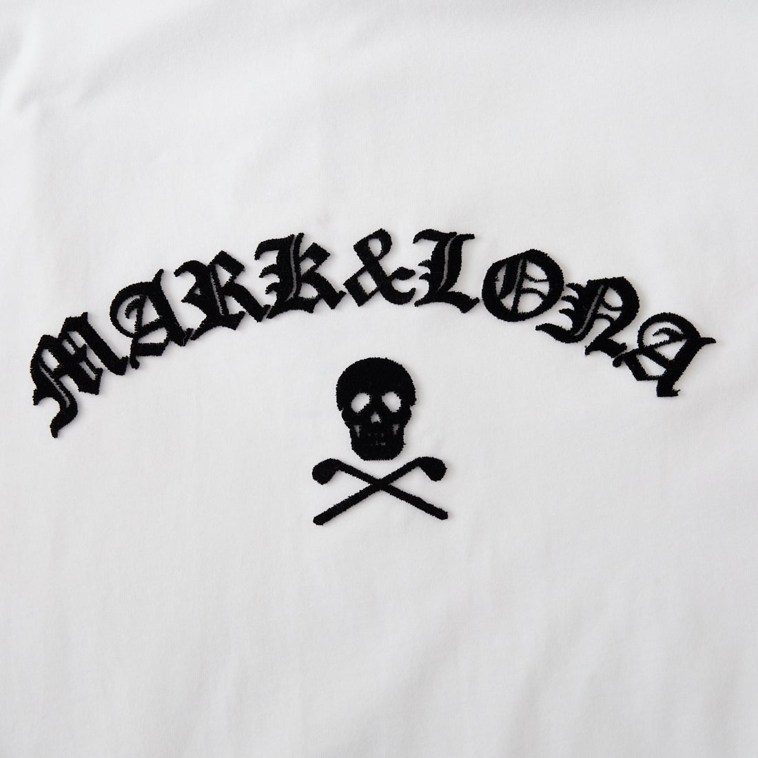 MARK & LONA [マークアンドロナ] カジュアルロゴTシャツ [MLM-6A-AA21] WHITE