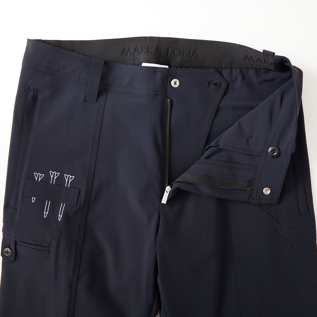 MARK & LONA [マークアンドロナ] ベーシックロングパンツ [MLM-6A-AT01] BLACK