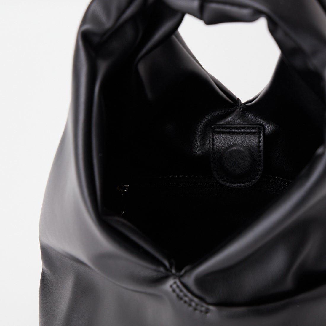 YAHKI [ヤーキ] フェイクレザーハンドバッグ [YH-795] BLACK