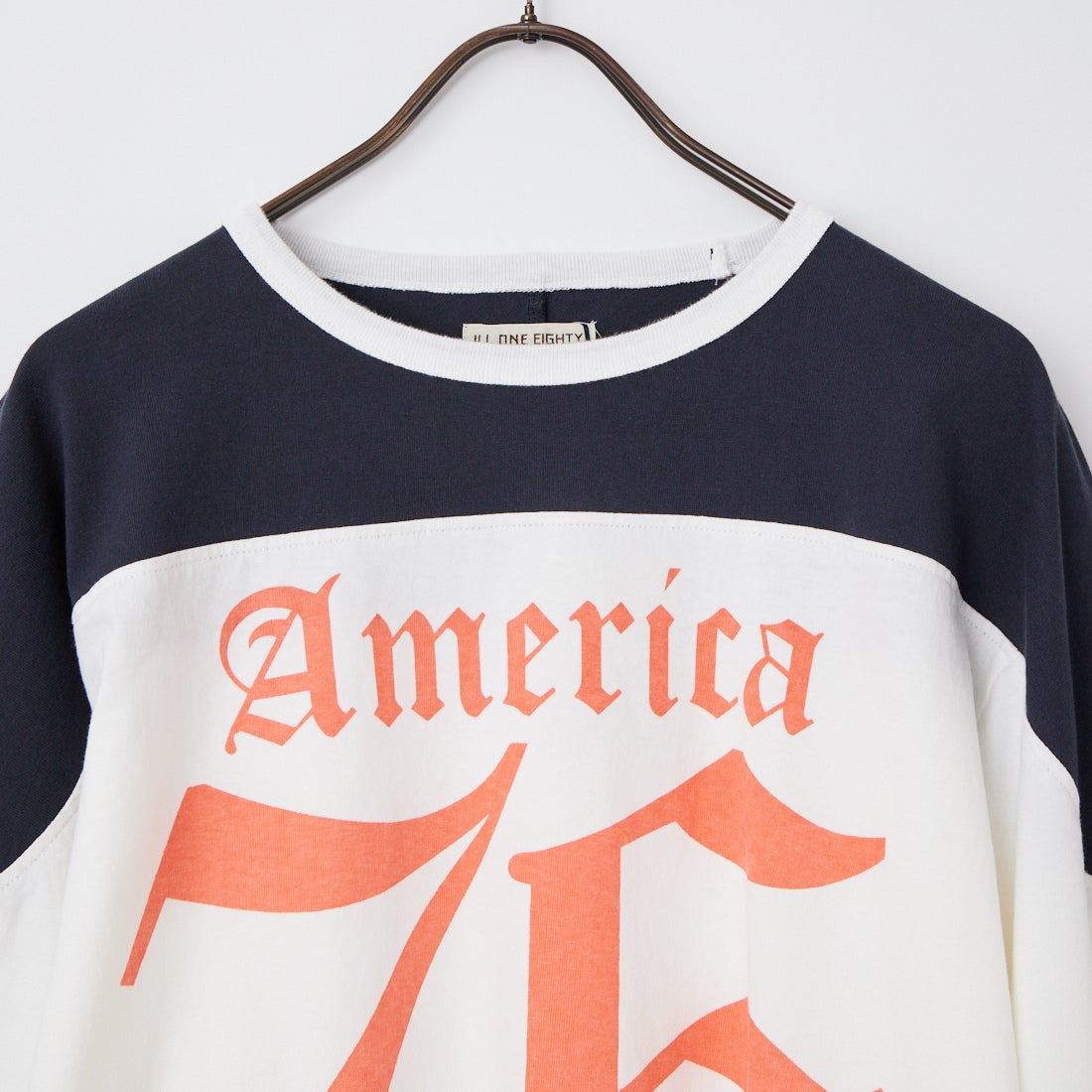 ILL ONE EIGHTY [イル ワンエイティ] AMERICA 76 フットボールTシャツ [ILL261-20] WHITE