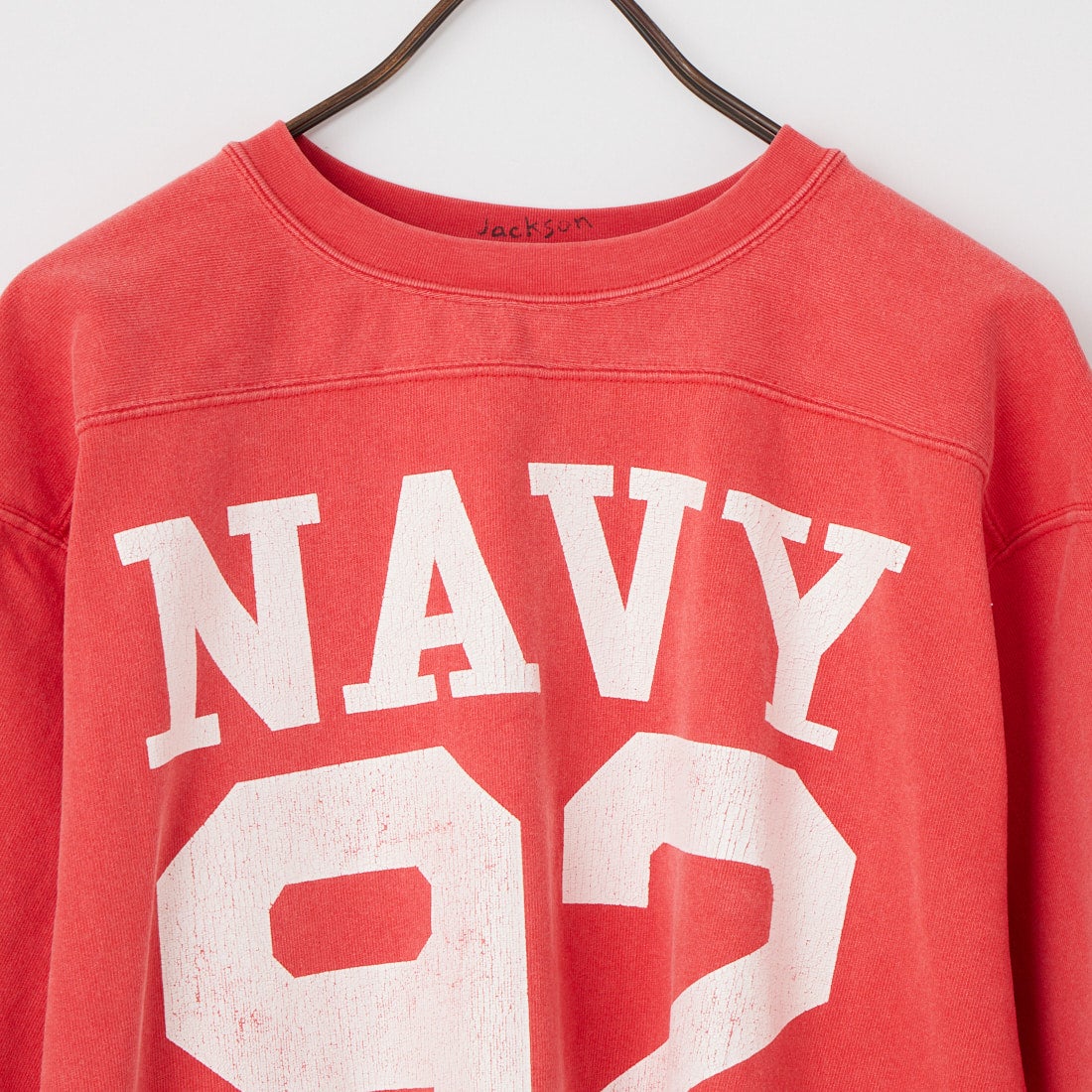 JACKSON MATISSE [ジャクソンマティス] NAVY 92 フットボールTシャツ [JM26SS016] RED