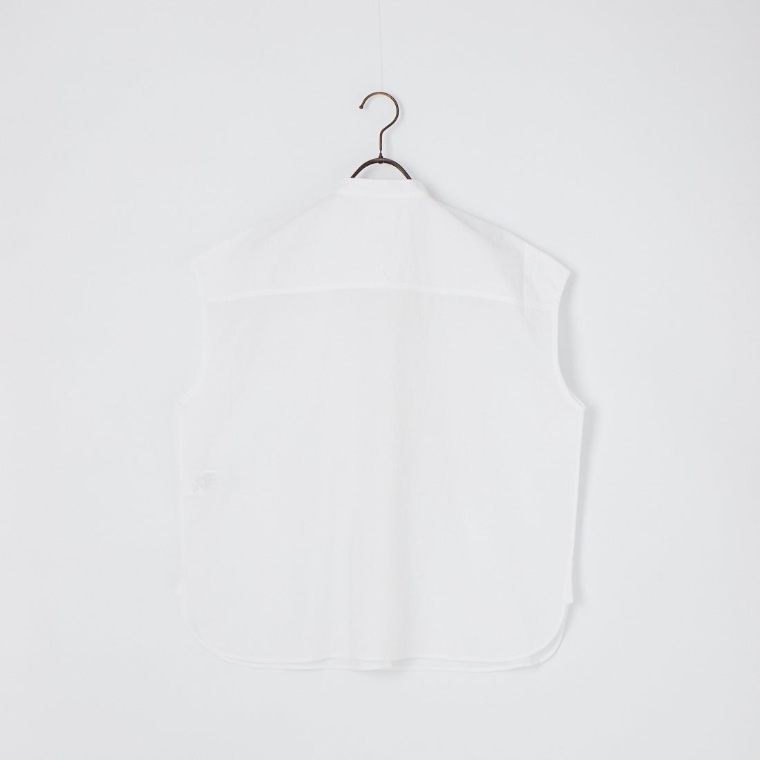 maison de soil [メゾンドソイル] 60s オーガニックキャンブリック フレンチスリーブシャツ [NMDS26224] 9000 WHITE