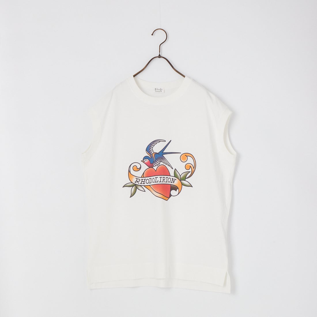 RhodolirioN [ロドリリオン] プリントタトゥーTシャツ [SW1056] A WHITE