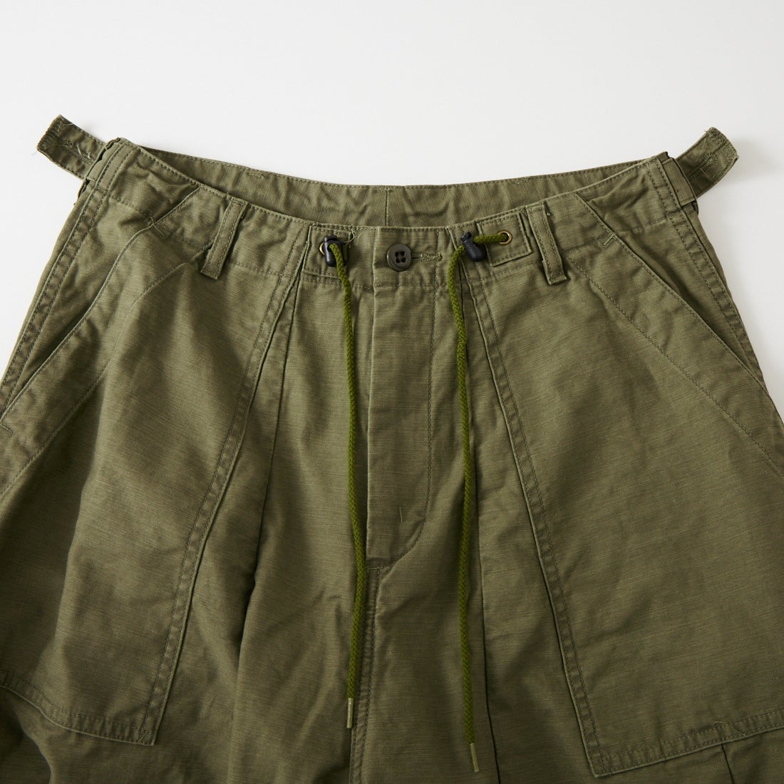 Needles [ニードルズ] ファティーグヒザデルパンツ [SX195] A OLIVE