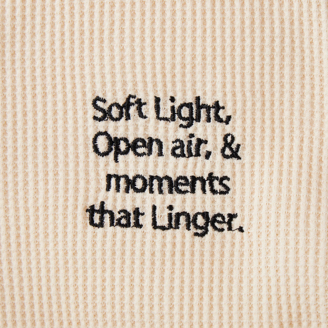 +81 BRANCA [ハチイチブランカ] ワッフルショートスリーブカーディガン [81B-26SS-CS07] OFF WHITE