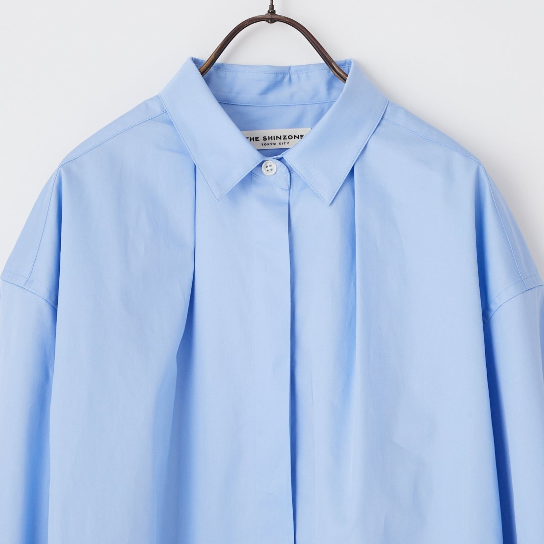 THE SHINZONE [ザ シンゾーン] スモールカラーシャツ [26SMSBL07] 83 BLUE