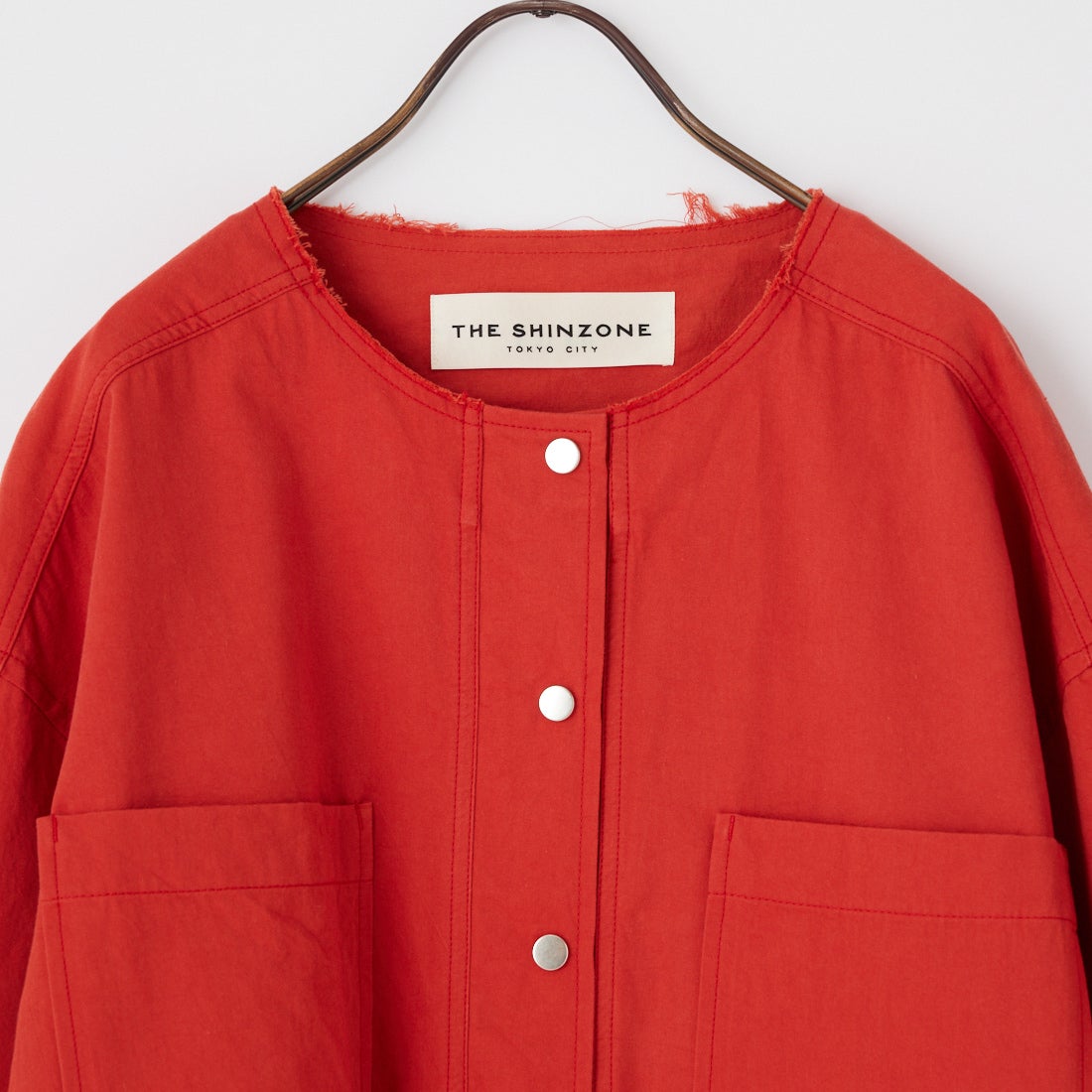 THE SHINZONE [ザ シンゾーン] カラーレスワークシャツ [26SMSBL08] 24 RED
