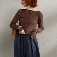 48 BROWN&&モデル身長：158cm 着用サイズ：F0&&