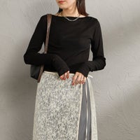 07 BLACK&&モデル身長：160cm 着用サイズ：F0&&