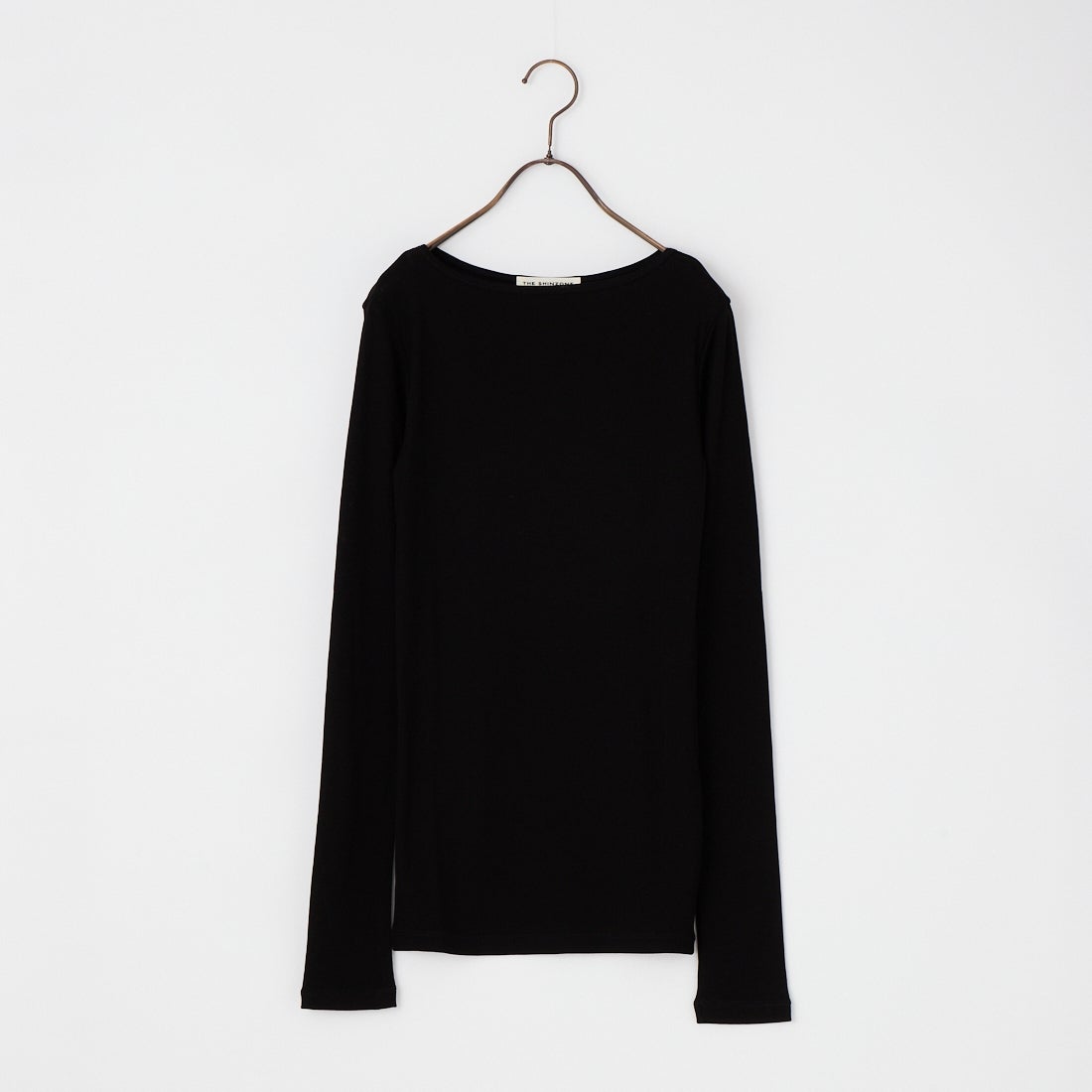 THE SHINZONE [ザ シンゾーン] シアーリブロングスリーブTシャツ [26SMSCU07] 07 BLACK