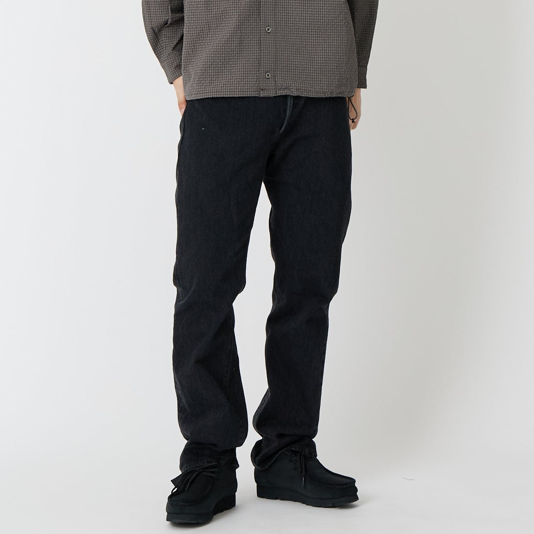 BLACK B&&モデル身長：179cm 着用サイズ：32&&