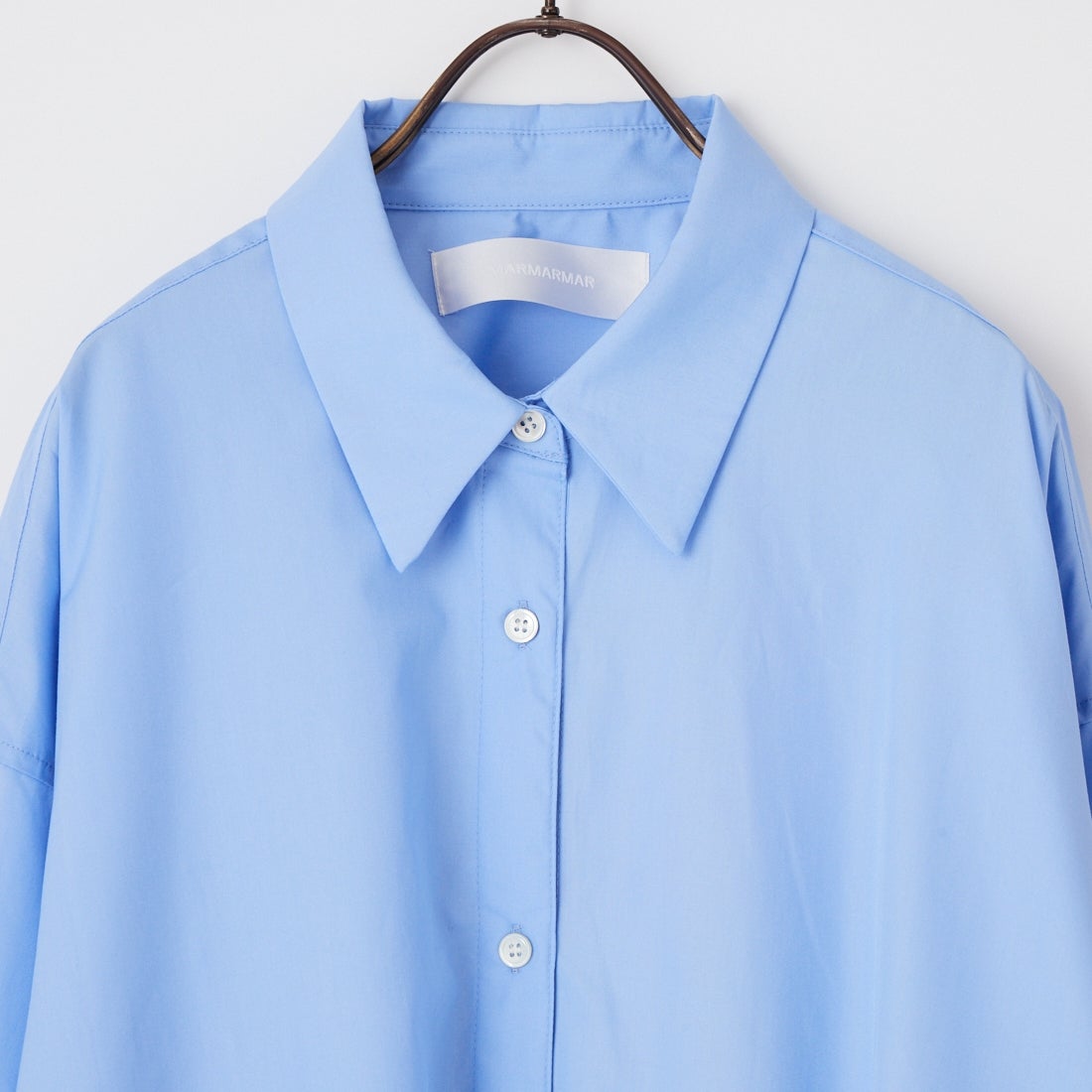 MARMARMAR [マーマーマー] バックコクーンレギュラーシャツ [1-830070] 30 SAX