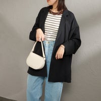 99 BLACK&&モデル身長：160cm 着用サイズ：F&&