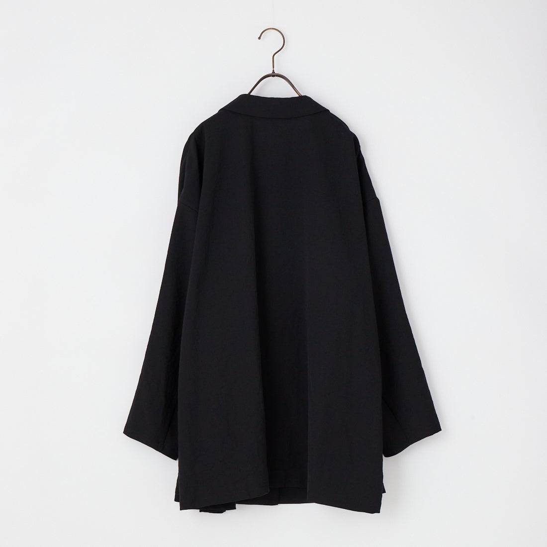 mizuiro ind [ミズイロインド] テーラードシャツジャケット [1-230170] 99 BLACK