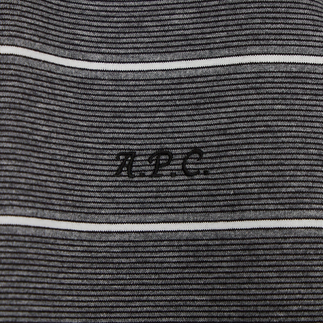 A.P.C. [アー・ペー・セー] トリコロールカラーボーダーTシャツ [T-SHIRT-COURAGE-F] 97 ANTHRAC