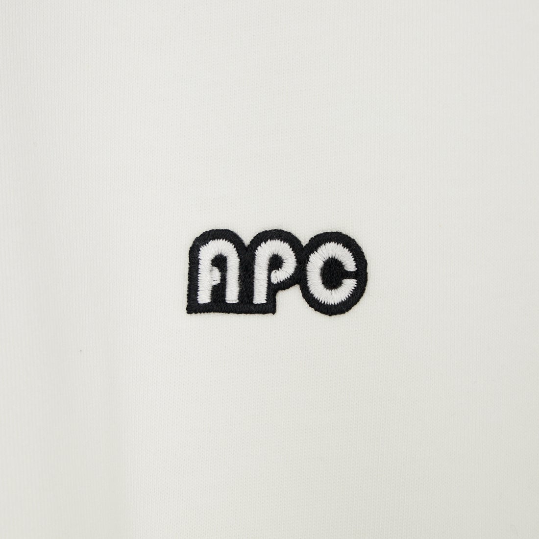 A.P.C. [アー・ペー・セー] ロゴパッチTシャツ [T-SHIRT-406PATCH-F] 90 BLANC