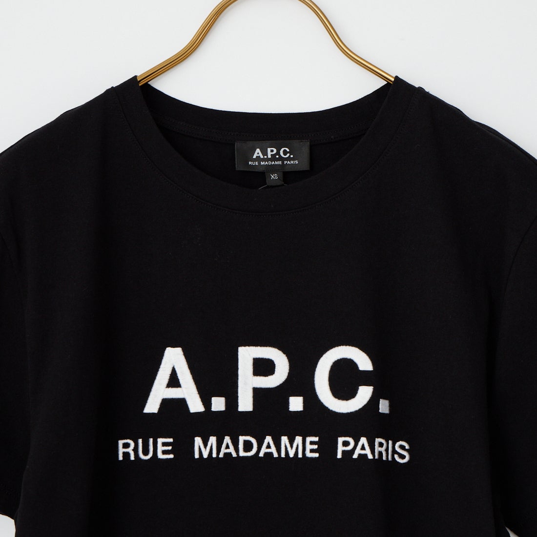 A.P.C. [アー・ペー・セー] APCロゴTシャツ [T-SHIRT-RUE-MADAME-H] 99 NOIR
